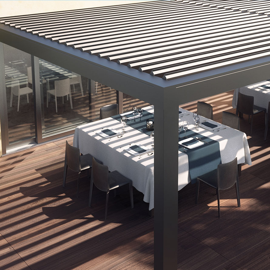 Pergola bioclimatique